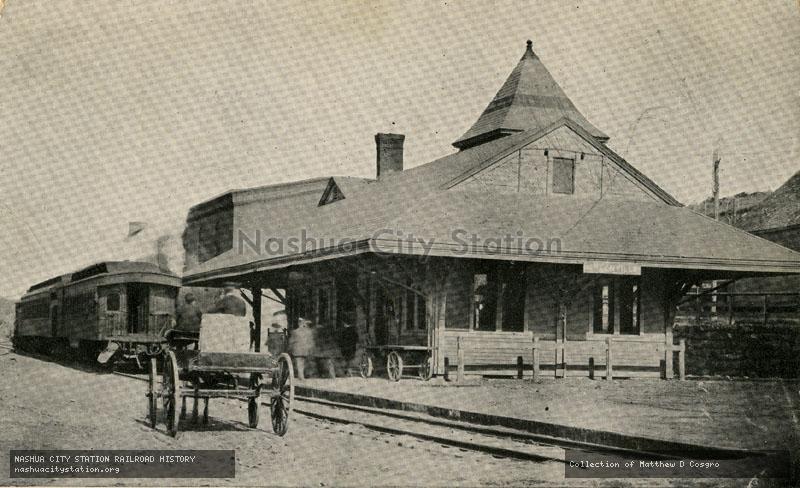 Postcard: Boston & Maine Station, Greenville, N.H.
